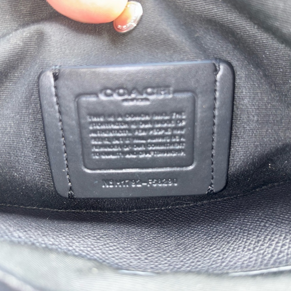 COACH Black Signature Canvas Satchel - Picture 5 of 5